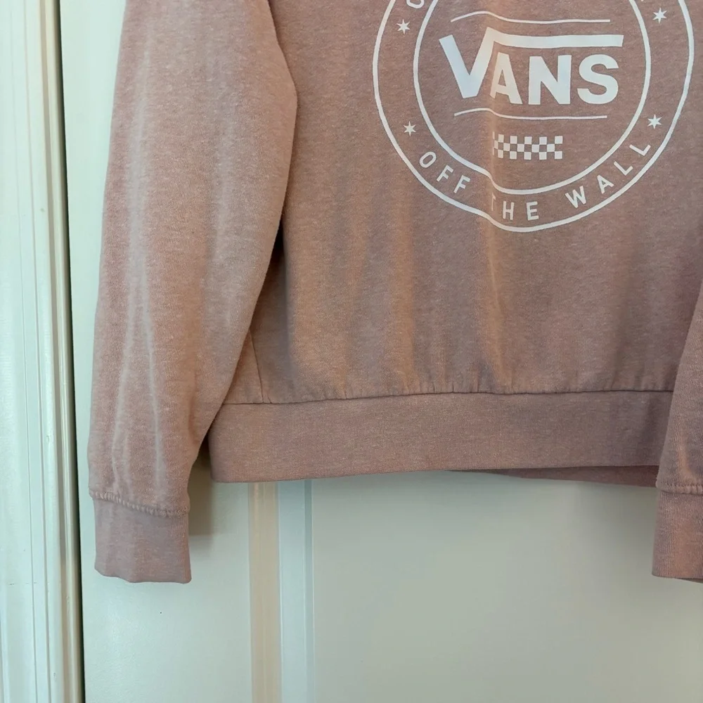 Vans Women's Light Pink Crew Neck Sweater - Picture 7 of 13
